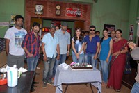 Shruti Haasan Birthday at Yevadu Set